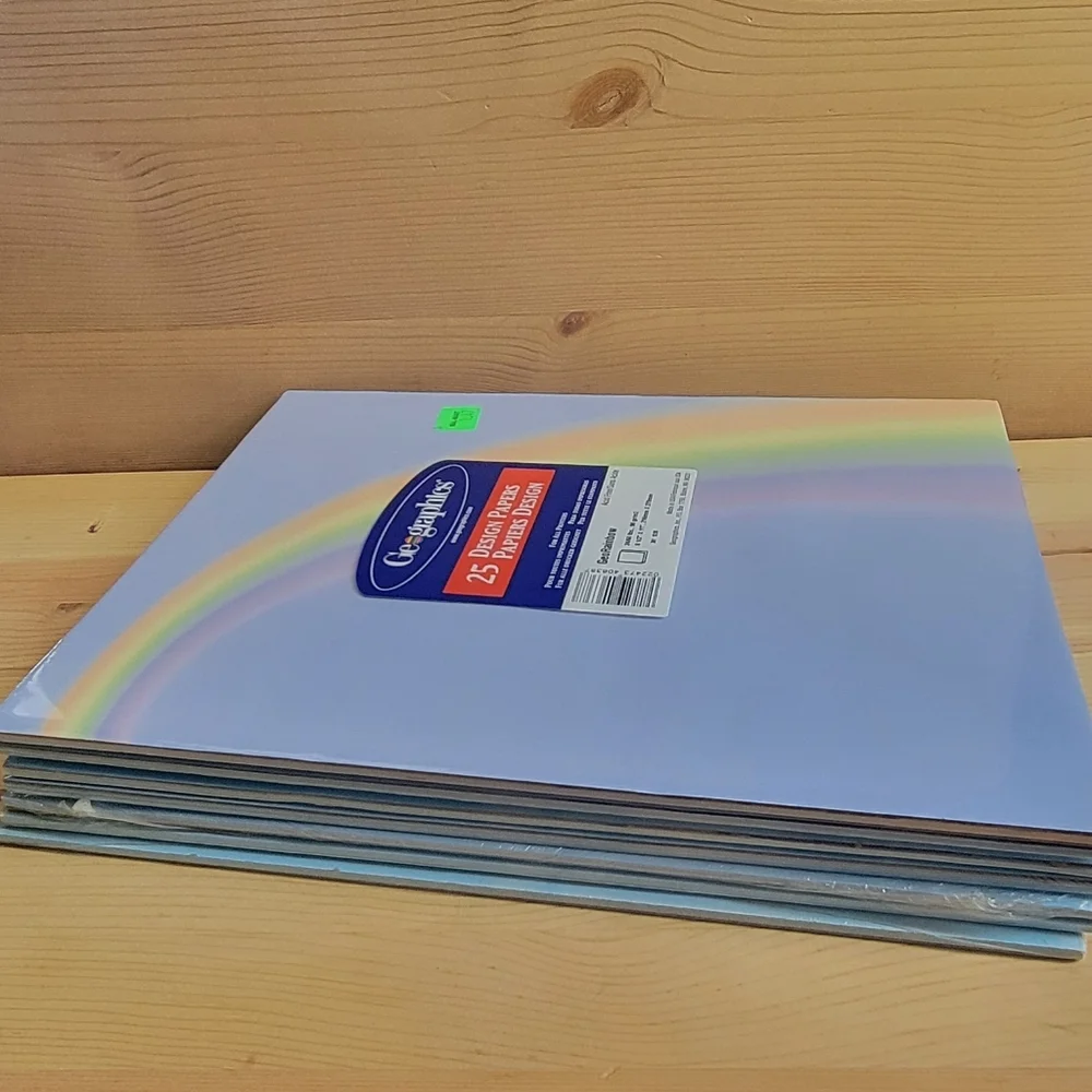 7 Packs Geographics Decorative Paper